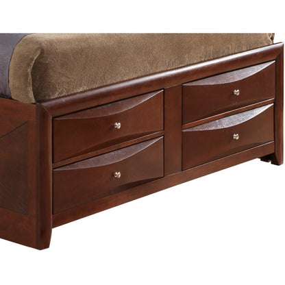 Glory Furniture Marilla G1550G-KSB3 King Storage Bed, Cherry