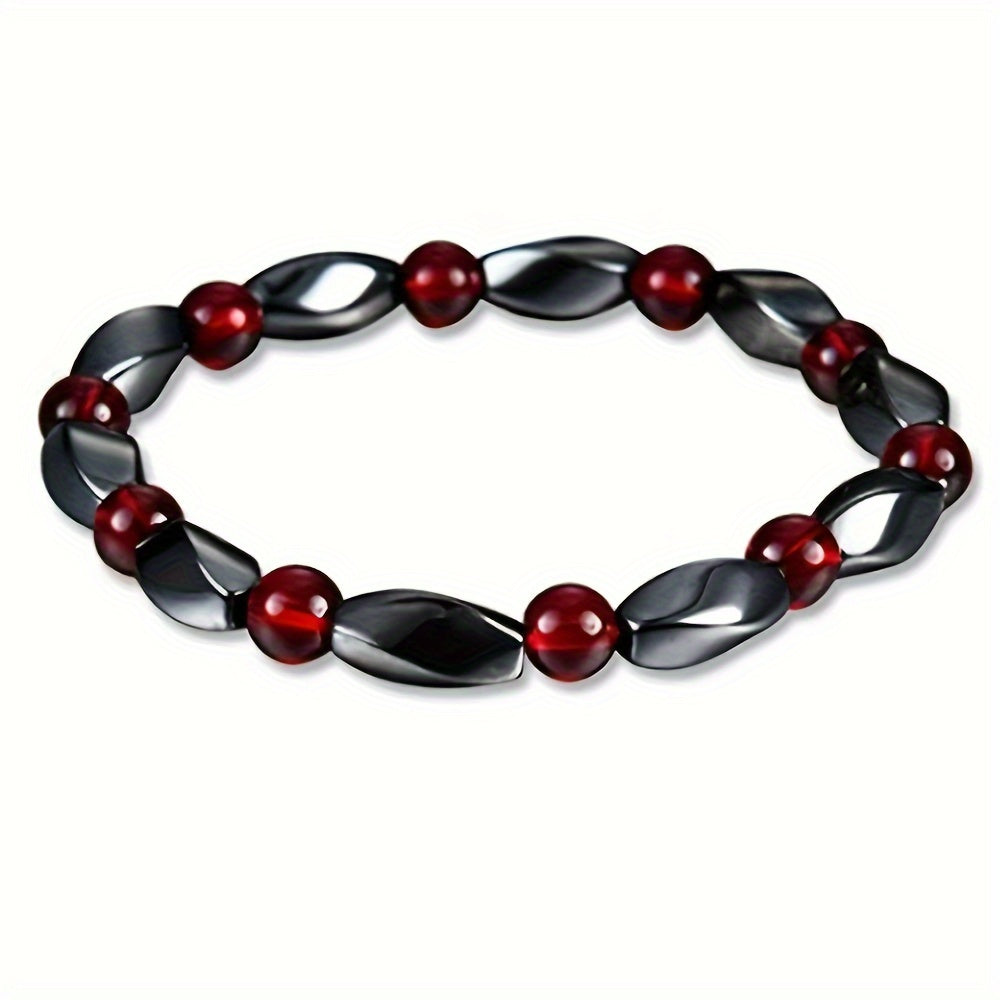Natural Bead Bracelet  Buddha Elestic Braceleta  Lava Stone Diffuser Bracelet