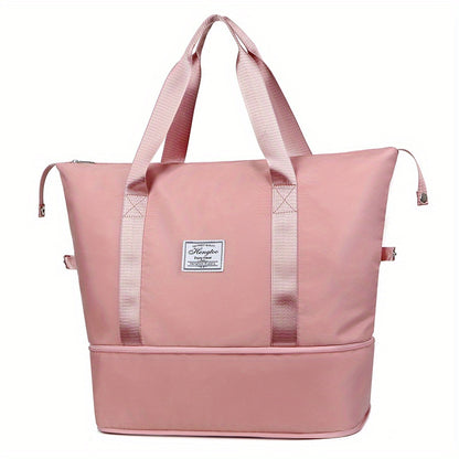 Chic Weekend Warrior: Durable, Stylish Duffel with Cosmetic Bag - Ideal Carry-On & Quick Trip Companion