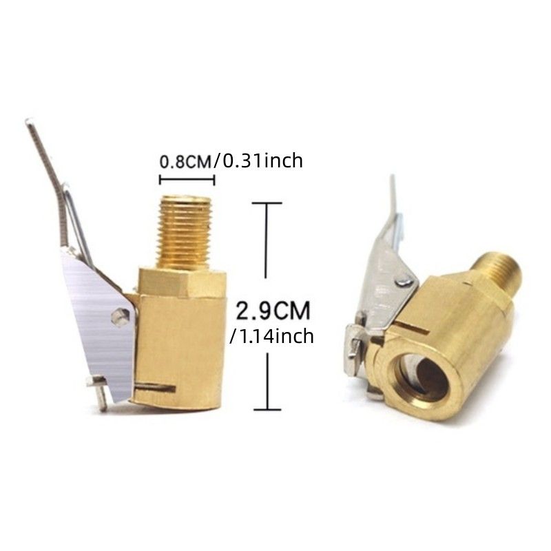 Quick Air Pump Fill Head] Automotive In[flatable Pump Connector, Quick Air Pump Fill Head, Press-on Nozzle