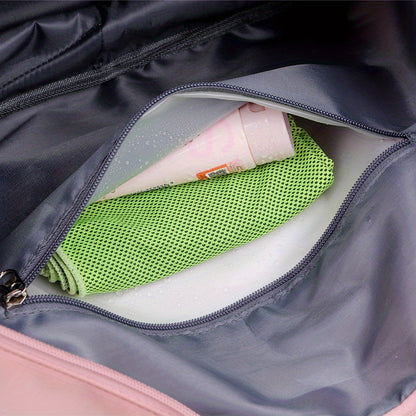 Chic Weekend Warrior: Durable, Stylish Duffel with Cosmetic Bag - Ideal Carry-On & Quick Trip Companion