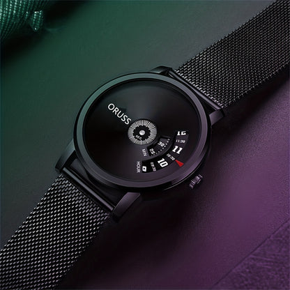 New men's watch high-grade handsome fashion personality trend everything cool durable business kinematic male watch