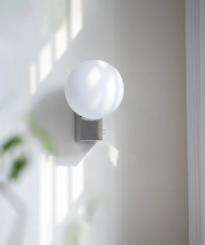 Denmark Wall Lamp Sconce Light with Glass Ball G9 Bulb Metal Base